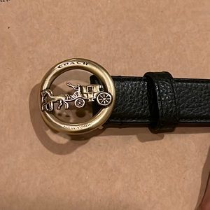 Coach Horse Carriage Logo Belt